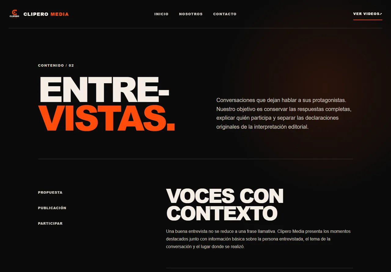 Interviews and conversations category page