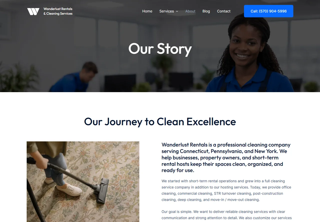 Wanderlust Rentals About page